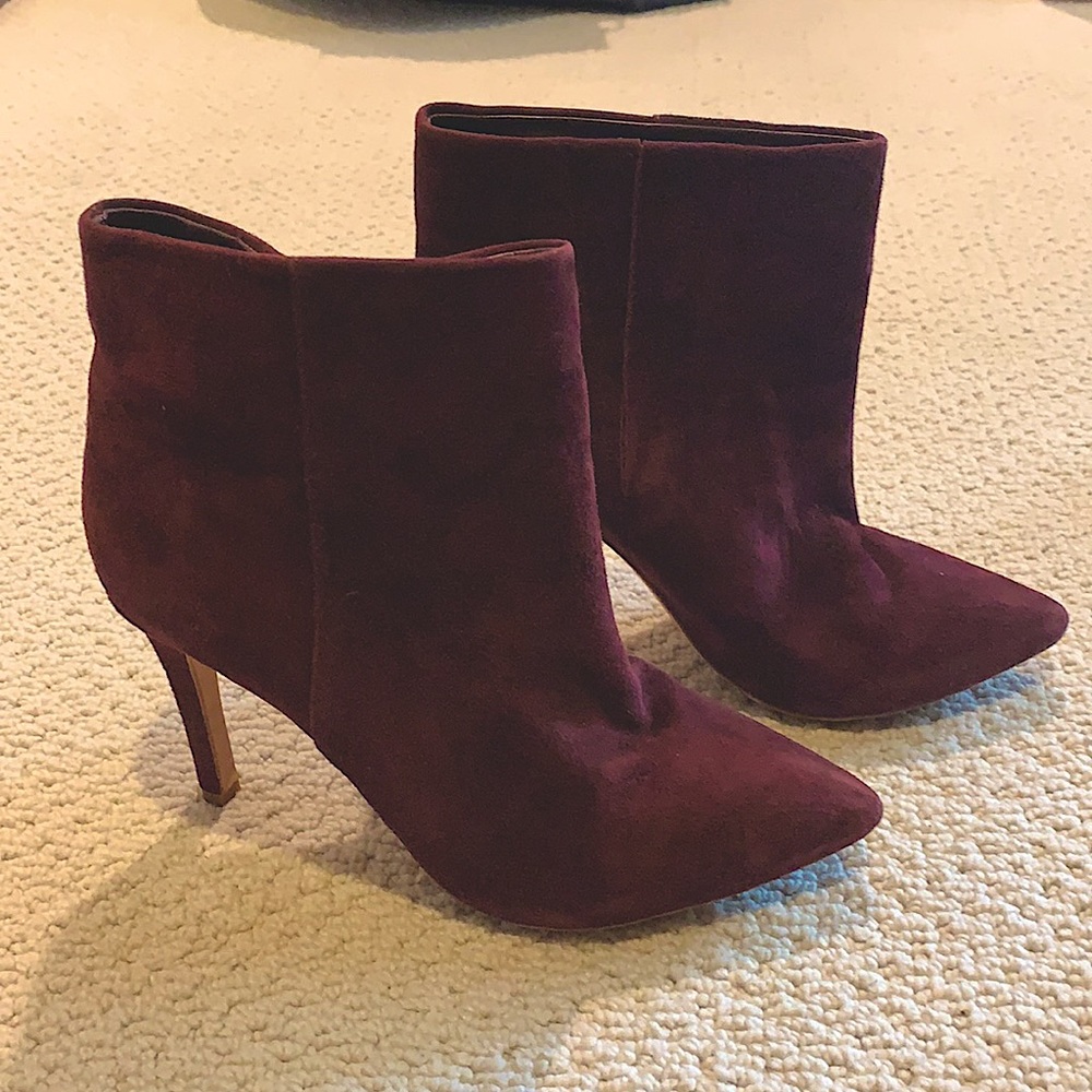 Joie booties- real leather - color maroon - size 36.5
